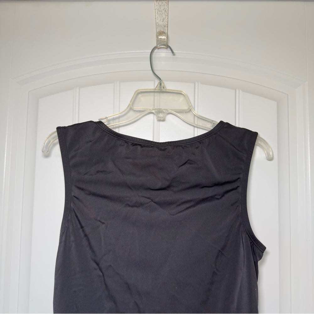Embrace Your Curves Miraclesuit Brand XL Black Amelia O Ring 1 Piece Swimsuit - Picture 6 of 8